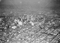 Houston downtown skyline, no. 24239; Aerials-1950s