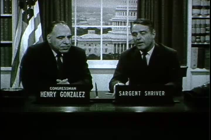 Gonzales Report [with guest Sargent Shriver]; Gonzales Report [with guest Sargent Shriver]