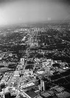 Aerial of Houston Medical Center; aerials 1960's