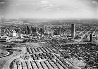 Aerial of Houston/Medical Center, skyline box; Medical Center