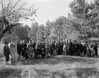 Group at New Kentucky site and monument, no. 1792; Monuments and memorials-San Jacinto Centennial and founders' cemetery