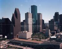 Houston skyline from north, no. 48898; Aerials-1980s
