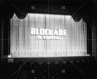 "Blockade" promos, exterior of Main Street, nos. 2935 & 2959; Metro Theater