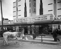 Tower Theater, Western Front with steer, no. 2565; Misc. Theaters