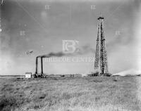 Red Bluff Oil Co. Derrick at La Porte
