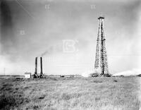 Red Bluff Oil Co. Derrick at La Porte