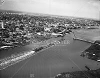 Aerial of Barge