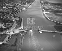 Aerial of Barge