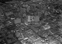 Aerial downtown 1950's; Aerials-1950s