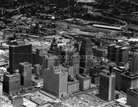 Aerials downtown, no. 28142-16; Aerials-1950s