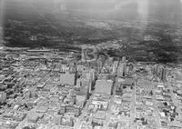 Houston downtown skyline, no. 24239; Aerials-1950s