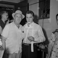 Photograph of Colonel Tom Parker and Elvis Presley