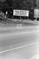 Earl Warren sign on Highway 301, 1965