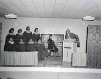 Church - choir, Mrs. Gray