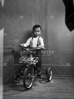 Dorthy Williams' baby boy, tricycle