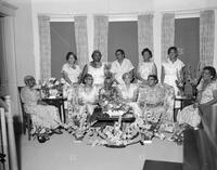 C. A. Brooks's flower show, Mrs. Hardin, Mrs. Franklin president