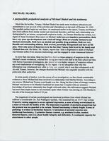 Michael Skakel - Purposefully prejudicial analysis of Michael Skakel and his testimony