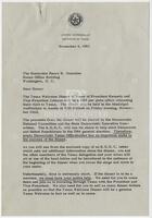 John Connally letter