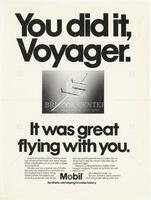 You Did it, Voyager.