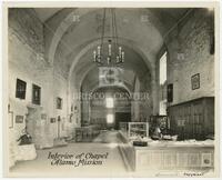 Interior of Chapel Alamo Mission