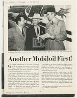 Another Mobiloil First!