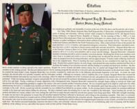 Congressional Medal of Honor Citation