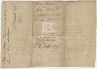 Backside of the Summons of Sarah Ervin