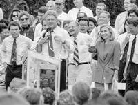 Bill Clinton and Al Gore campaign rally, 1992