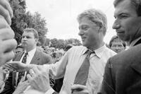 Bill Clinton and Al Gore campaign rally, 1992