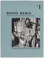 Cover of Photo Memo No. 1, October 1945
