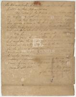 Letter to slave owners regarding usage of their slaves to build a levee