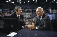 Walter Cronkite and Dan Rather