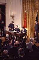 Carter, Ding Xio-Ping signing treaty [T 17481]