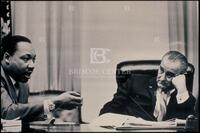 Dr. King and President Johnson