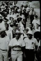 Dr. King leading a march