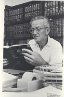 Man with law books