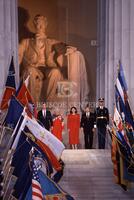 Bush inauguration at the Lincoln Memorial [T 110165]