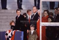 Bush inauguration at the Lincoln Memorial [T 110165]