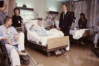 Bush visits Veterans Hospital