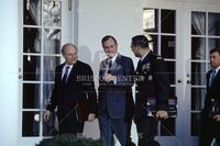 Bush with Powell and Cheney