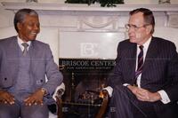 Bush and Nelson Mandela [T 127488, C 001554]