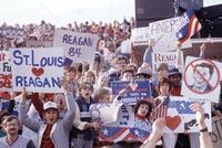 Reagans campaigning in Wisconsin and St. Louis, MO [T 97153]