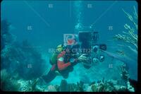 Diver with camera