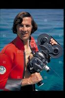 Diver with camera