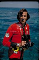 Diver with camera