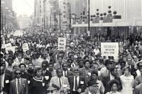 First anniversary of Martin Luther King's death assignment