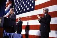 Bush campaign:Bush speech in Atlanta with Newt Gingrich [117722]