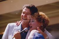 President Ronald Reagan and Tammy Wynette