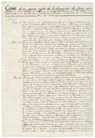 Copia de un apunte suelto de la campaña de Tejas, que principia en 18 de marzo de 1836 [. . .] [Manuscript pages describing the death of David Crockett]