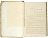 Dispatch book of the Legation of Texas in Paris